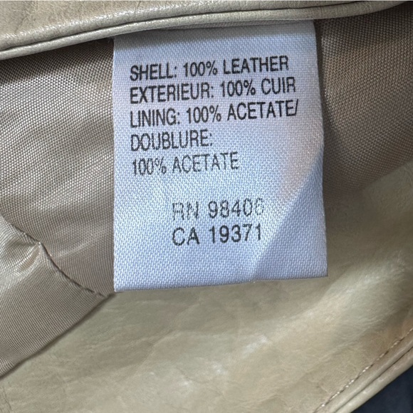 Theory Tan Beige Leather Pants - Picture 5 of 9